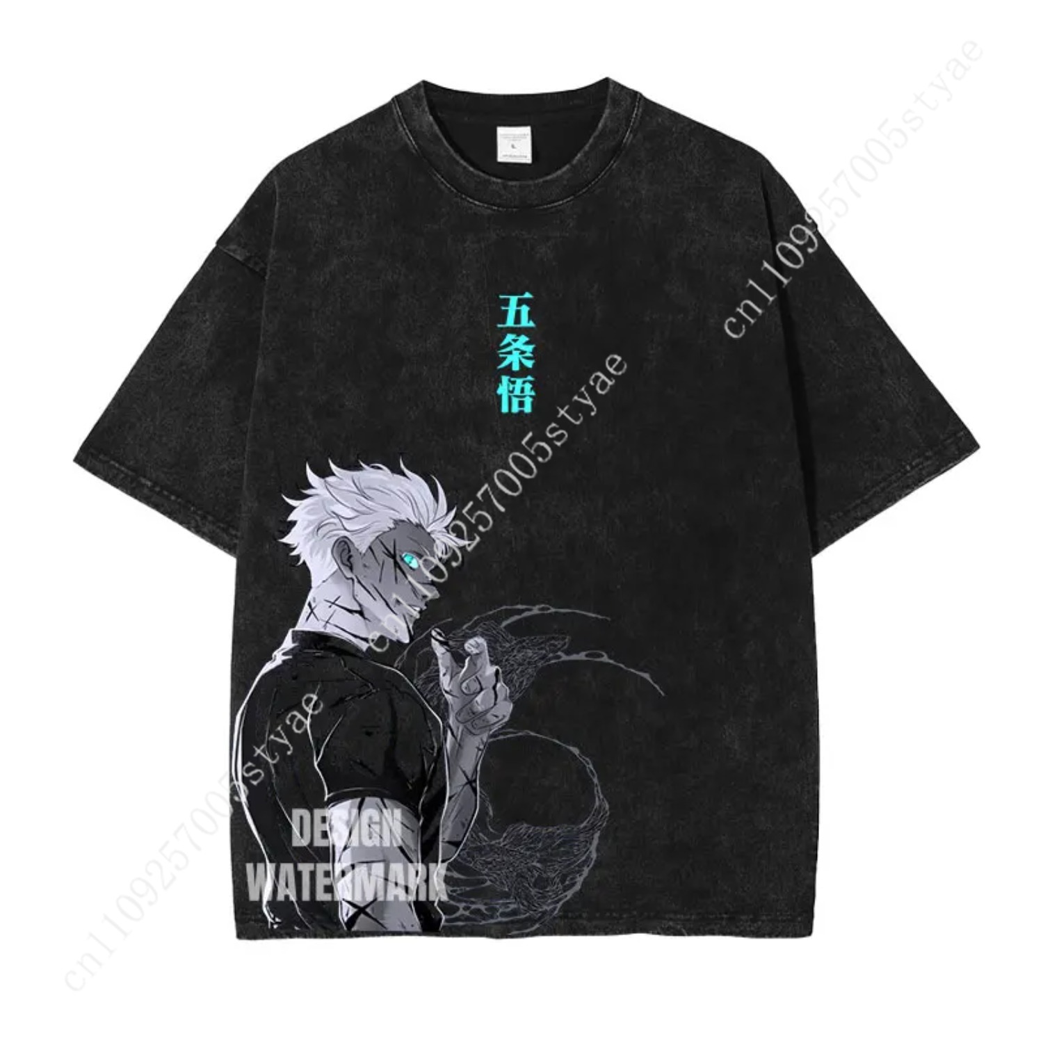Summer Quilt - 五条悟 グラフィックTシャツ アニメ服 メンズ レディース コットンTシャツ