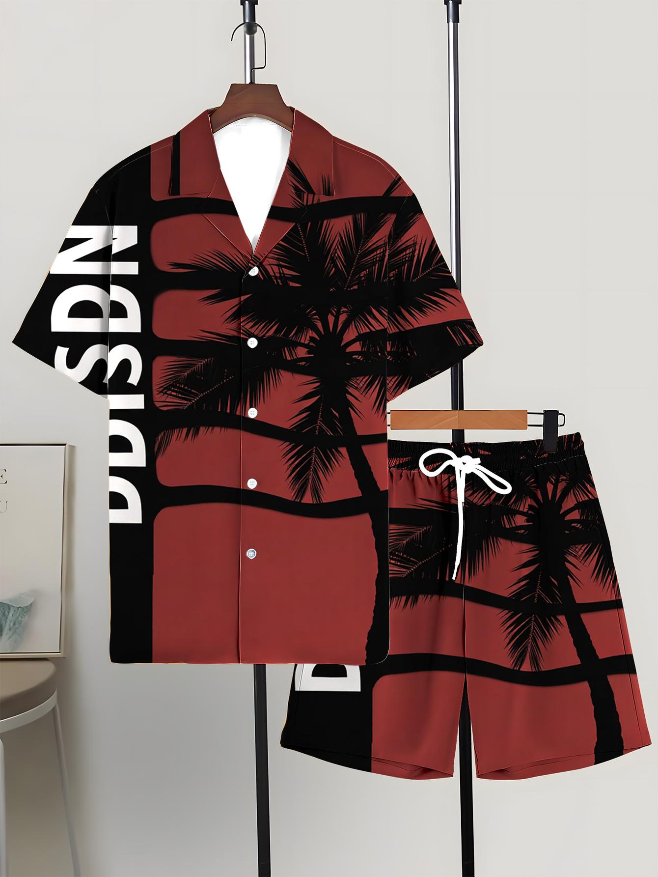 Summer Clothing Drip - メンズシャツセット 2026 春夏 メンズスポーツスーツ ドリップウェア スウェットスーツ