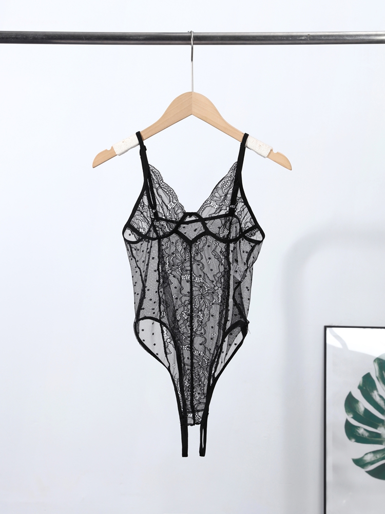セクシーなレースのワンピース女性トップソリッド透明女性サスペ - Summer Clothing Trends For Women 2026 のレビューと価格