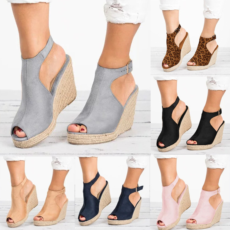 女性用ヒールサンダル、エスパドリーユ、コンフォートバックルス - Espadrille Sandal Women のレビューと価格