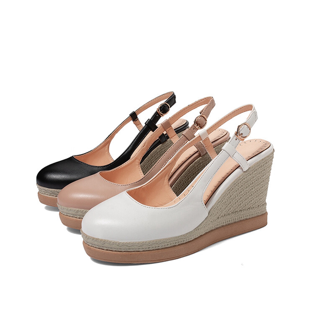 レディース T ストラップ ウェッジ サンダル ブラック ホ - Espadrille Sandal Women のレビューと価格