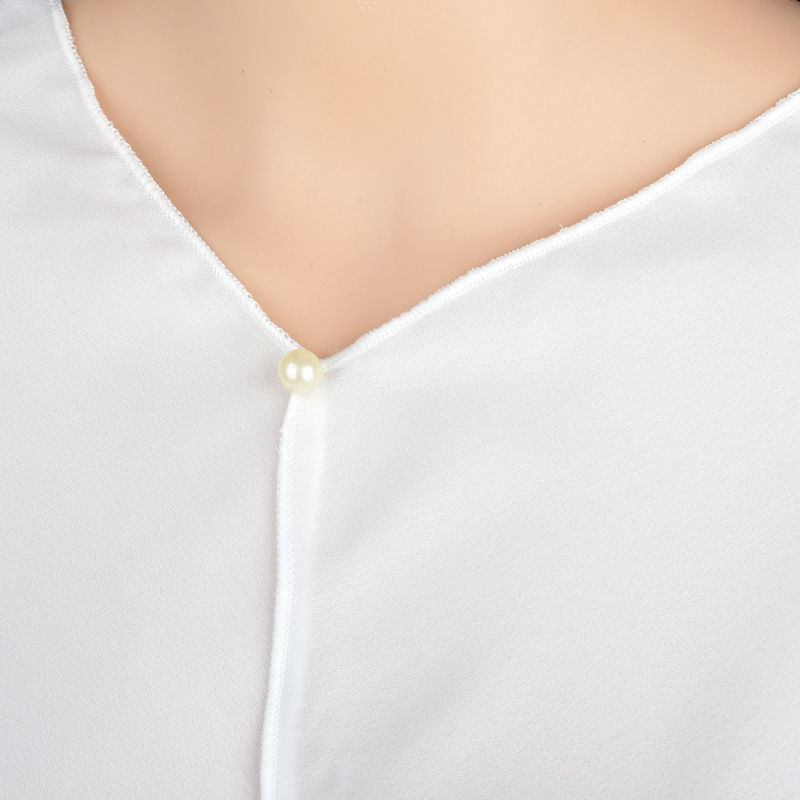 韓国の女性用シルクシフォンショール,夏服,ショール,ブラウス - Summer Uv Clothing のレビューと価格