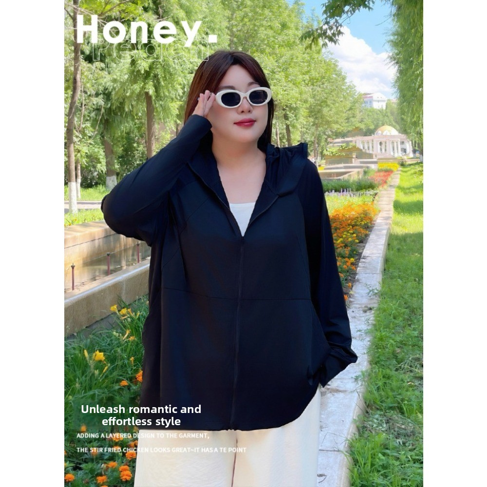 夏用の女性用ファットMMニュープラスサイズアイスシルク日焼け - Summer Uv Clothing のレビューと価格