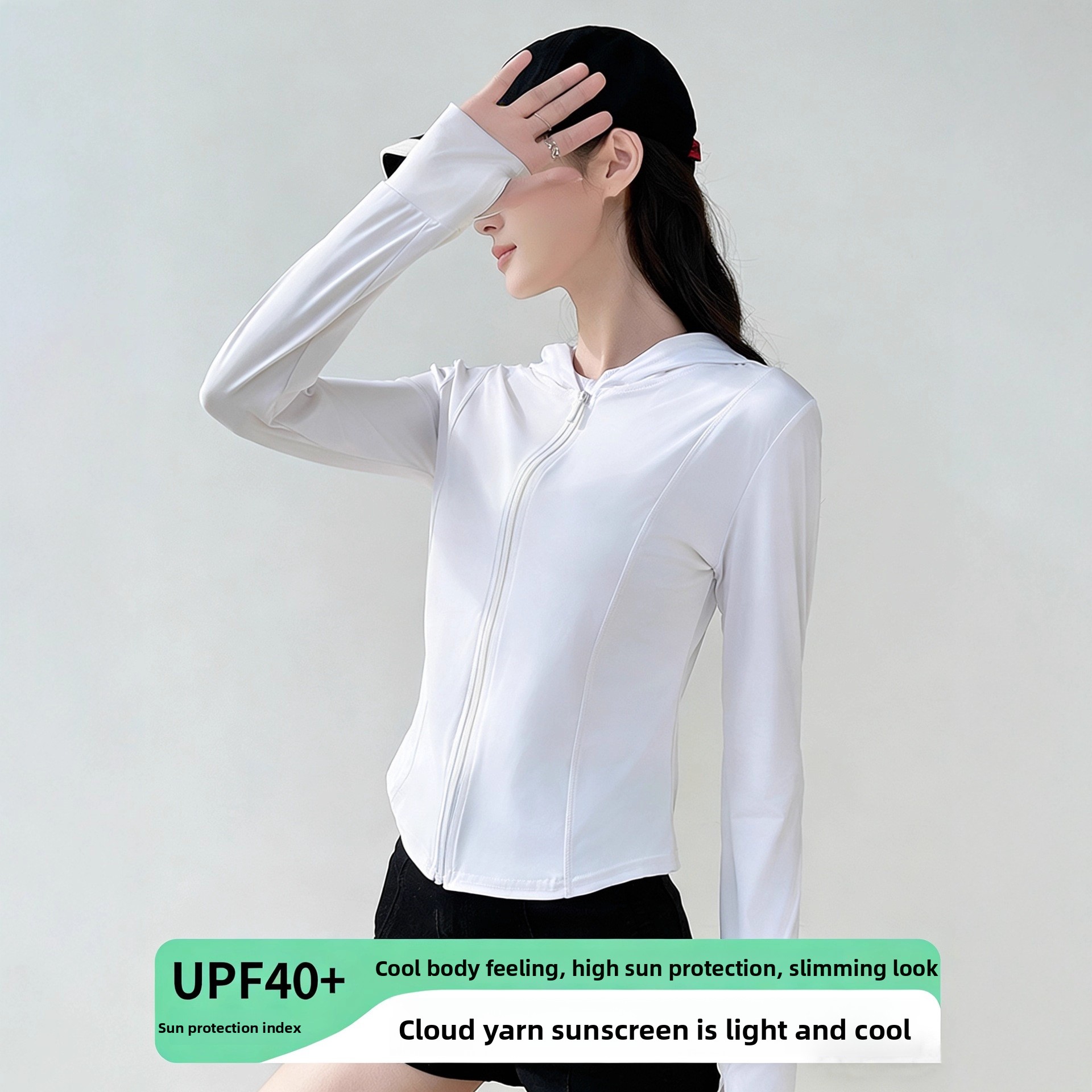 フード付き女性用日焼け止め服 UVカット、夏用氷感通気性屋外 - Summer Uv Clothing のレビューと価格