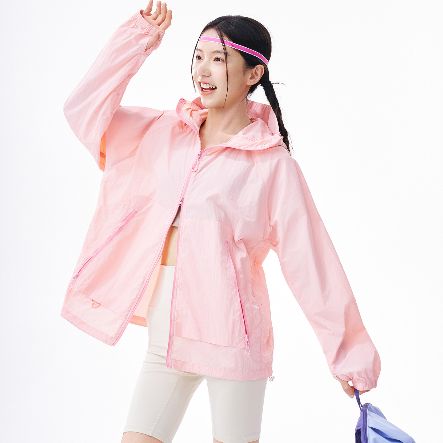 女性の日焼け止め服夏用軽量通気性フード付きルーズUV耐性アウ - Summer Uv Clothing のレビューと価格