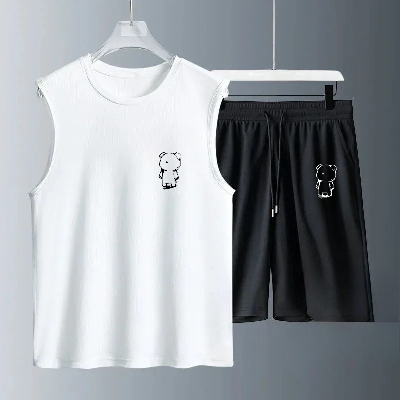メンズタンクトップセット 2026年夏 速乾性スポーツウェア - Summer Clothing Drip のレビューと価格