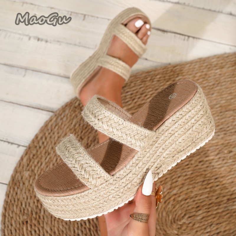 2026 春夏エスパドリーユプラットフォームスライド女性用フ - Espadrille Sandal Women のレビューと価格