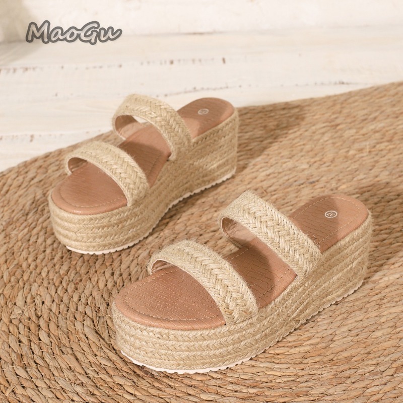 2026 春夏エスパドリーユプラットフォームスライド女性用フ - Espadrille Sandal Women のレビューと価格