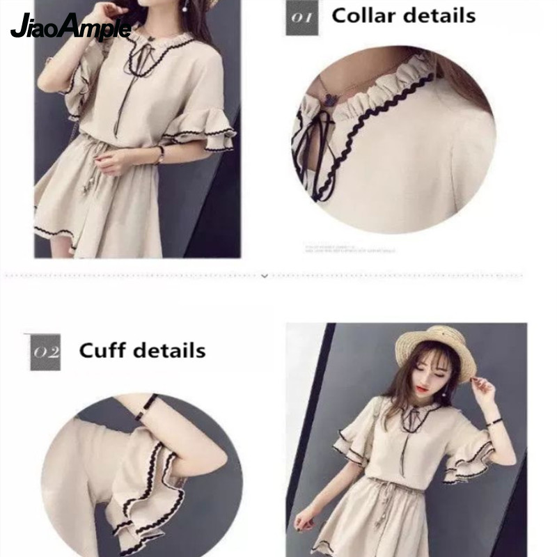 女性用シフォンブラウスとパンツのセット,ヴィンテージセット, - Summer Clothing Women Sale のレビューと価格