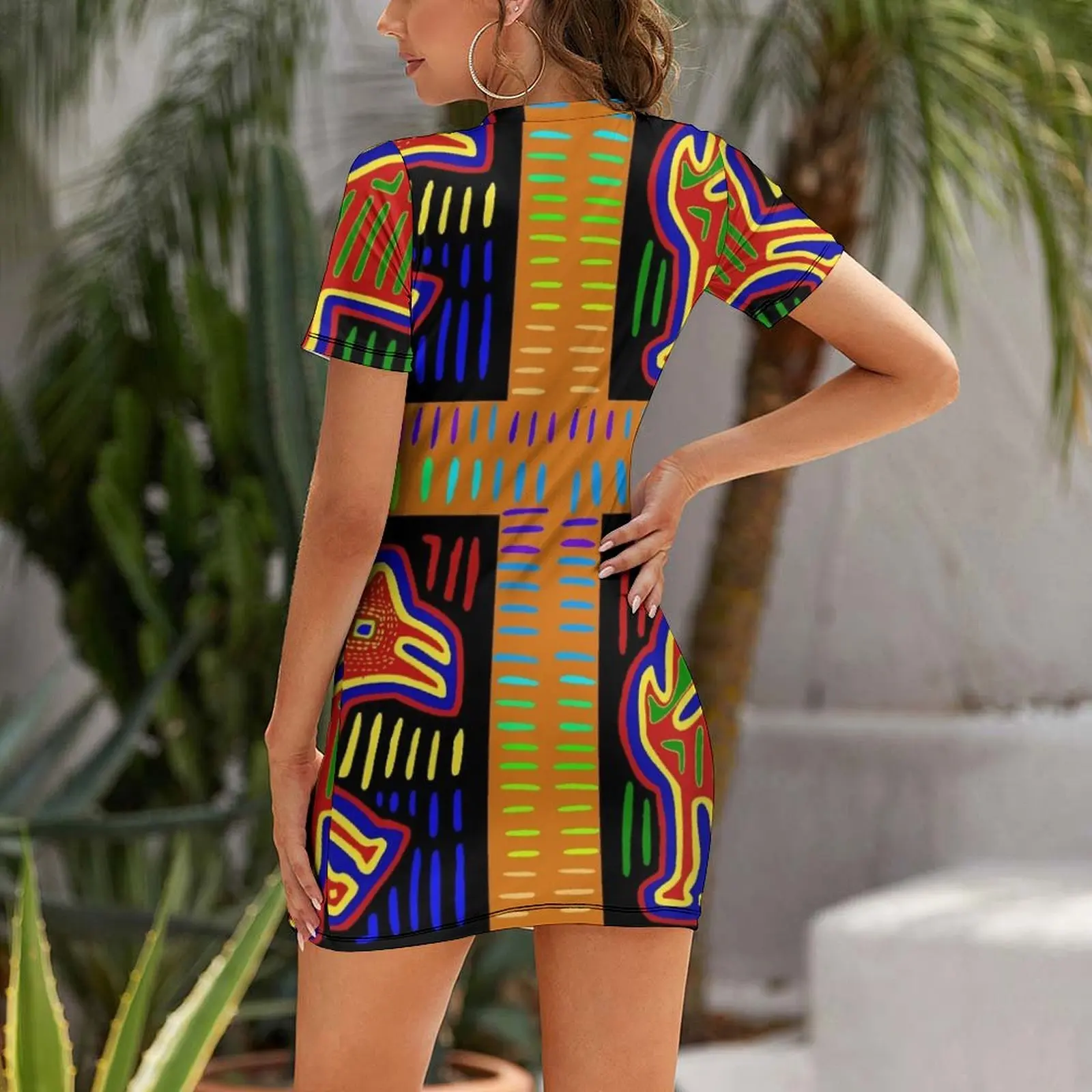 クナインディアンカバロ半袖ドレスドレスヴィンテージ女性ドレス - Summer Clothing Trends For Women 2026 のレビューと価格