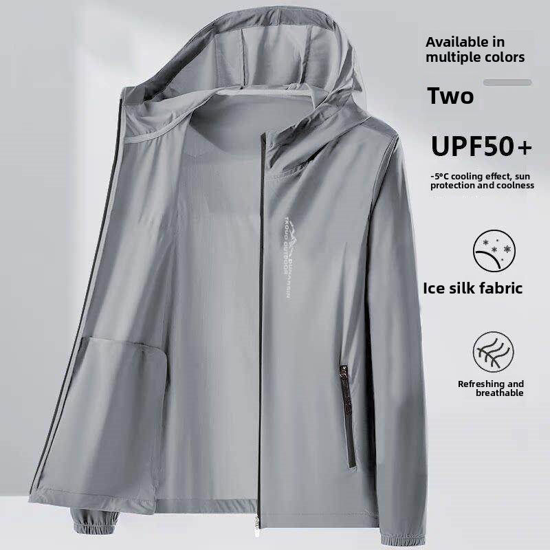 メンズ夏軽量通気性アイスシルク UV 保護帽子衣類釣り作業サ - Summer Uv Clothing のレビューと価格