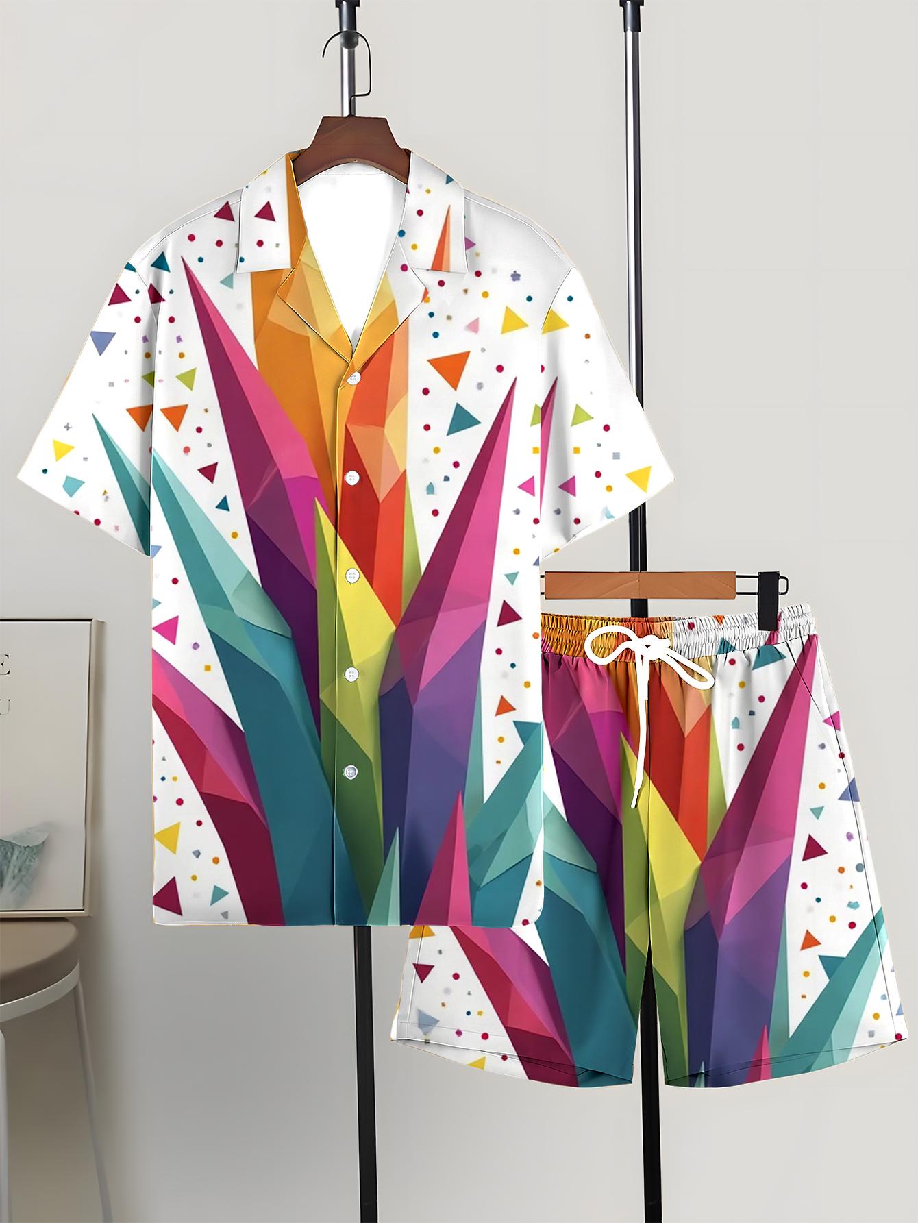 メンズシャツセット 2026 春夏 セットアップ ツーピース - Summer Clothing Drip のレビューと価格