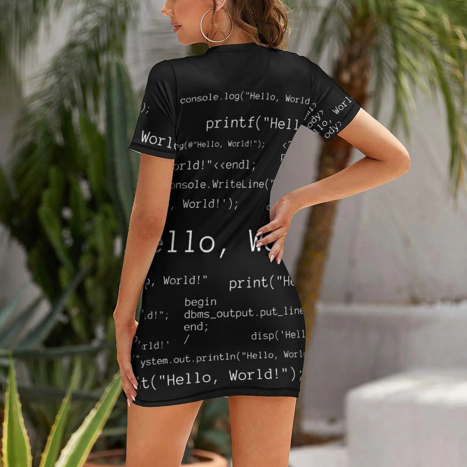 こんにちは、世界よ！ ホワイトレター半袖ドレス レディースサ - Summer Clothing Trends For Women 2026 のレビューと価格