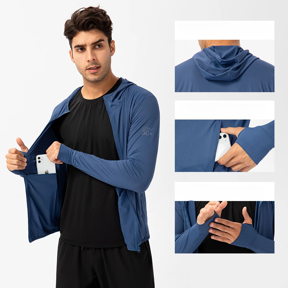 日焼け止め衣料 メンズ 夏用 薄手 スポーツ UPF50 ジ - Yours Clothing Summer Jackets のレビューと価格