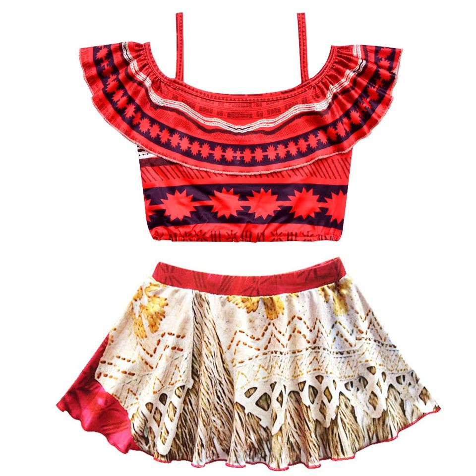 夏の妖精プリンセスモアナコスプレ水着女の子水着水着女の子ビー - Summer Kids Clothing のレビューと価格