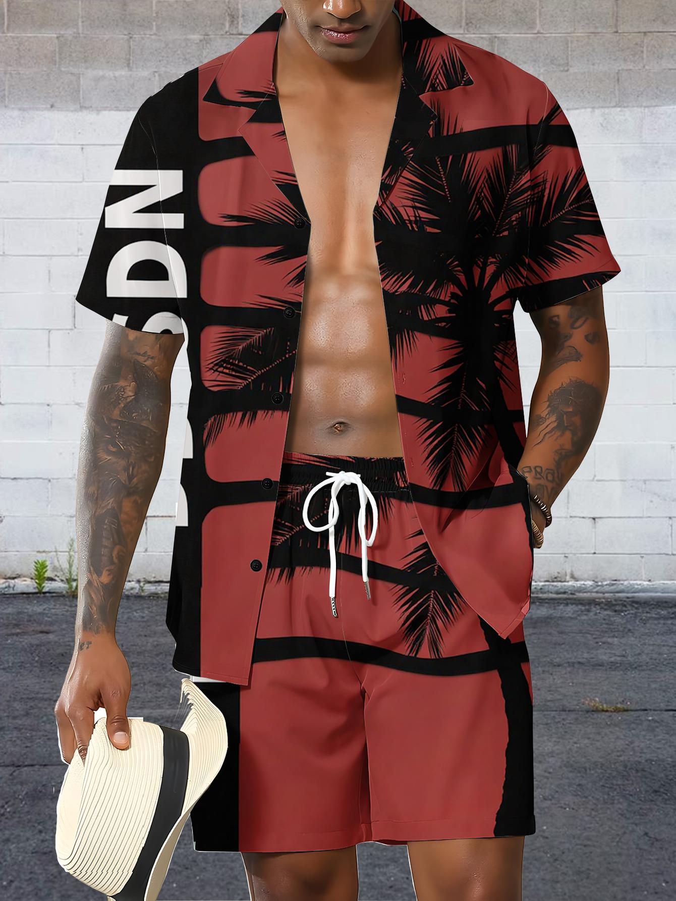 メンズシャツセット 2026 春夏 メンズスポーツスーツ ド - Summer Clothing Drip のレビューと価格