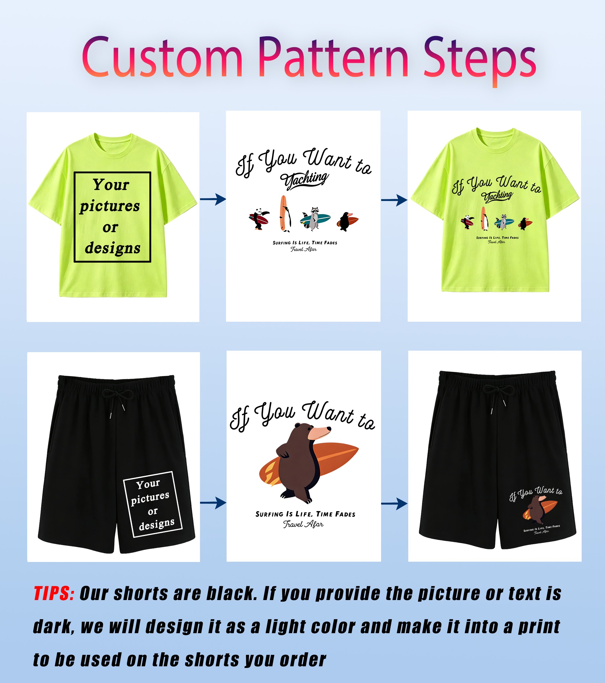 夏の男性用パーソナライズパターンカスタム快適Tシャツセットカ - Summer Clothing Patterns のレビューと価格