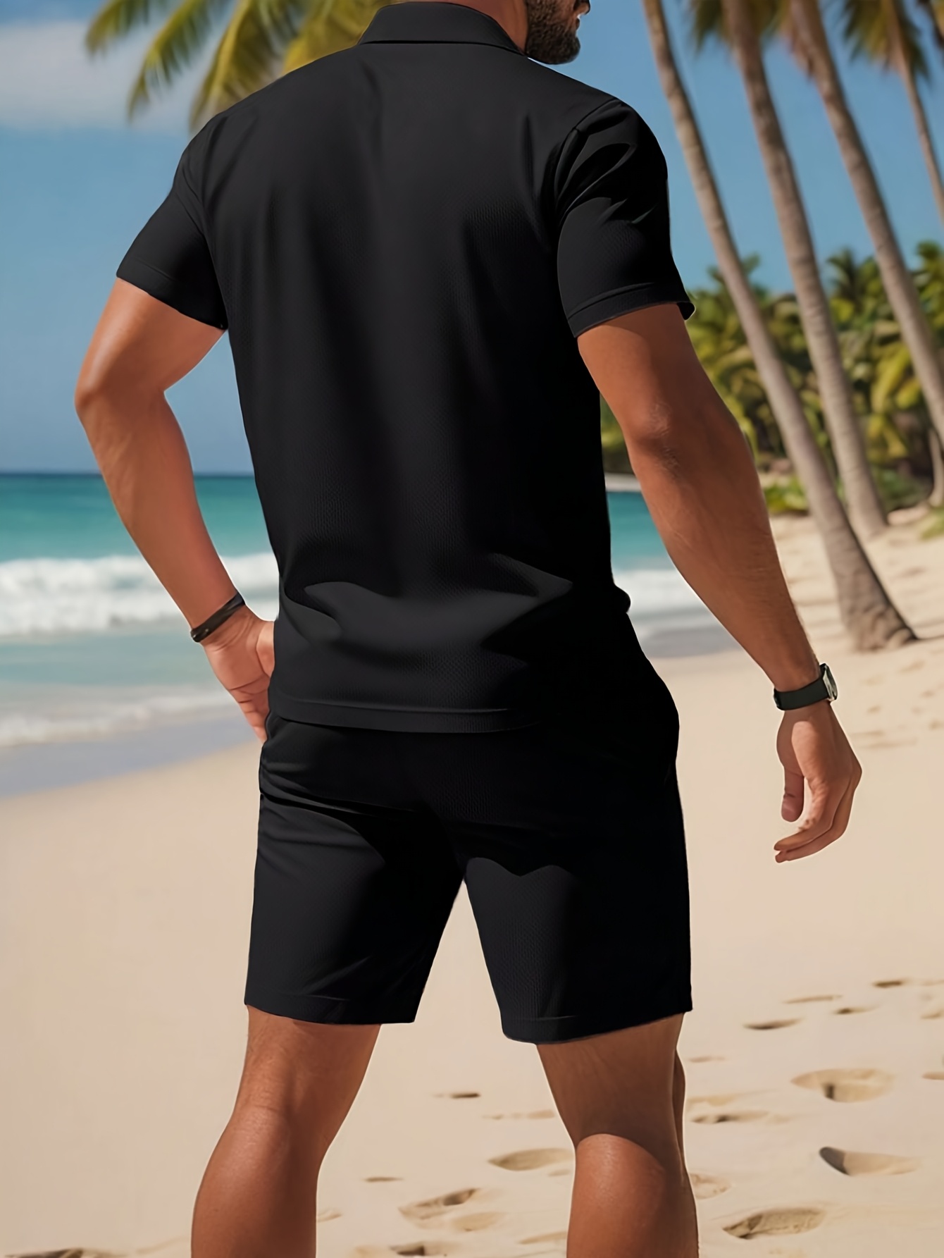 2026年夏メンズポロセット - 3Dプリント柄 - 通気性 - Summer Clothing Patterns のレビューと価格