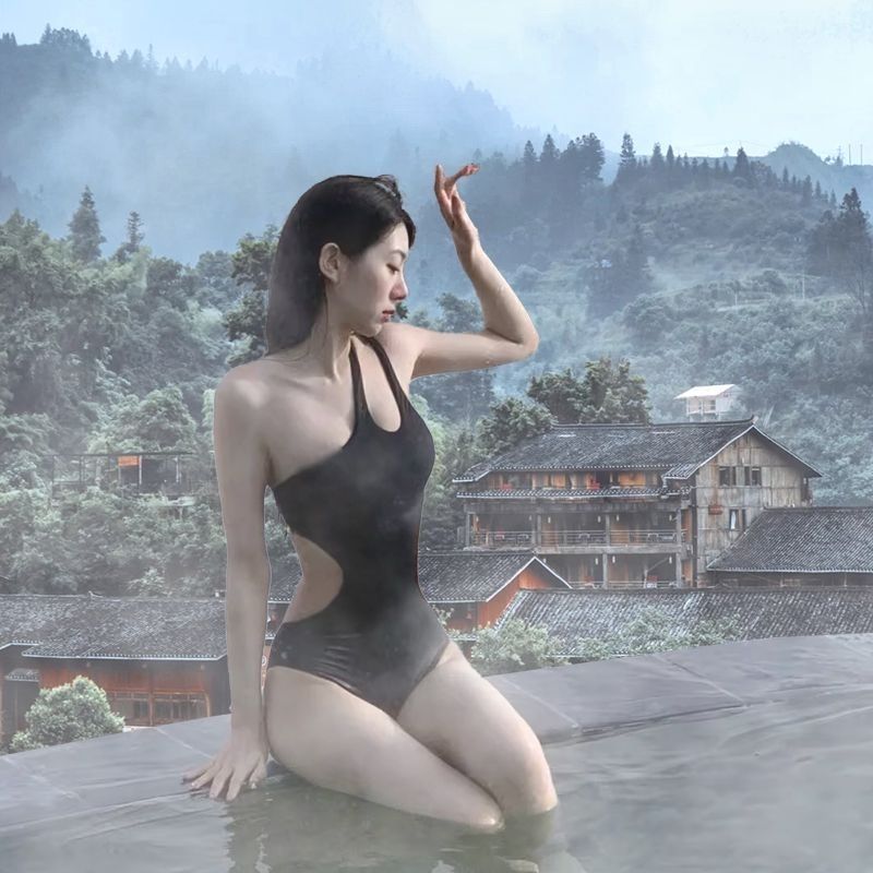 夏無地女性ワンピース水着セクシーな背中の開いた水着プレミアム - Swimsuit One Piece のレビューと価格