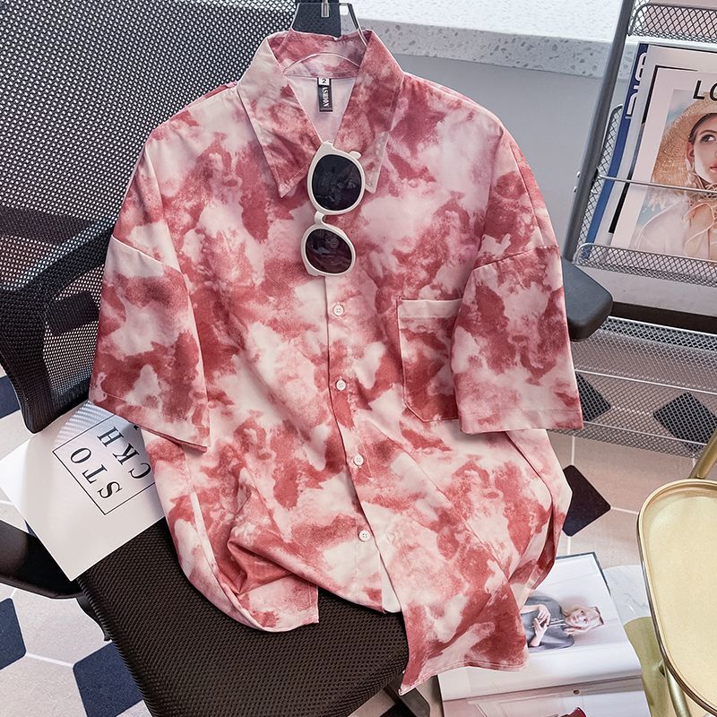 ハイストリート半袖プリントボタンシャツトップス新しい女性服夏 - Summer Clothing Trends For Women のレビューと価格