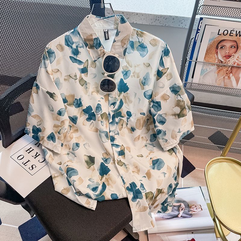 ハイストリート半袖プリントボタンシャツトップス新しい女性服夏 - Summer Clothing Trends For Women のレビューと価格
